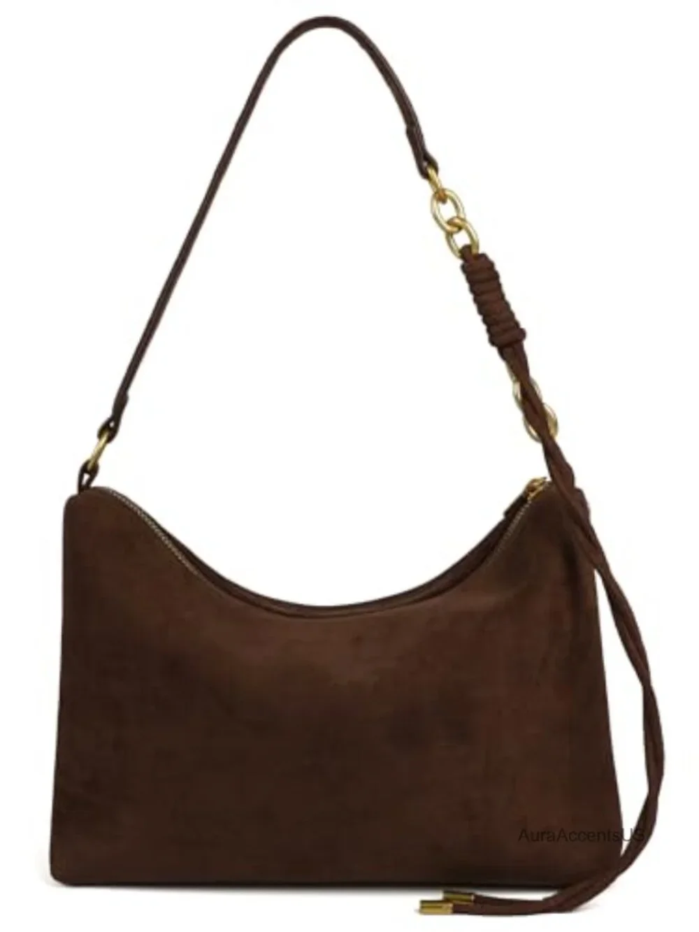 Faux Suede Hobo Bag for Women Crossbody Shoulder Purse Slouchy Lightweight